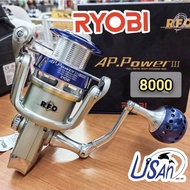 RYOBI 8000 AP. POWER III SPINNING REEL MESIN PANCING SPINNING