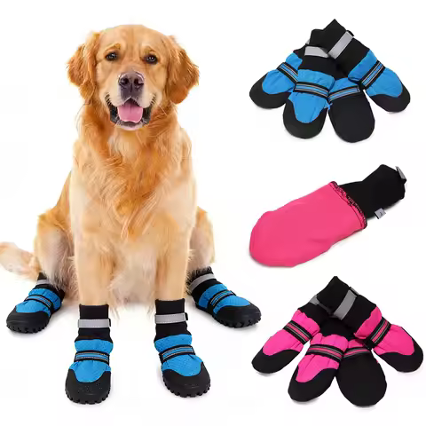 High Quality Pet Shoes for Medium Large Dogs Summer Breathable Big Dog Boots Golden Retriever Access