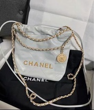 Chanel 22bag mini淺藍色(閒置)