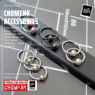 Piercing earrings punk piercing barbell 15mm original titanium piercing earrings punk piercing barbe