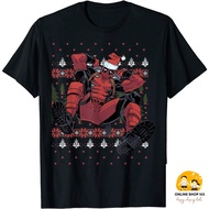 Marvel Deadpool Santa Hat Ugly Sweater Christmas T-Shirt T-Shirt
