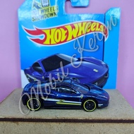 Diecast Hot Wheels Loose Smooth 2013 HW City Ferrari 458 Italia blue