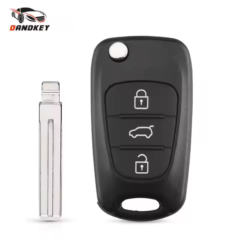 KEYYOU Flip Remote Key Shell For HYUNDAI I30 IX35 For Kia K2 K5 Car Keys Blank Case Cover Uncut Blad