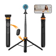 K&F CONCEPT MS19 Magnetic iphone Tripod Phone Selfie Stick Tripod Lightweight Cellphone Holder And C