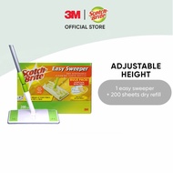 3M™ Scotch-Brite™ Easy Sweeper Plus Paper Wiper Mop, Refill available, 1 pc/pack, For cleaning home 