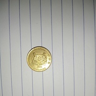 koin 5 cents singapore 1995