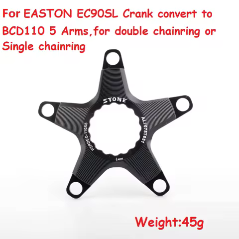 Stone Bicycle Chainring Spider adapter for EASTON EC90SL Crank to BCD110 5 bolts double Single Chain