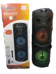 ✅100% Original Jcam BK-8820 Karaoke Stereo Portable Wireless Bluetooth Speaker With Free Mic