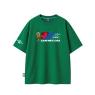 WORLD CUP Oversize Men Round Neck Green EST1108-3-GRN (EST1108-3-GRN)