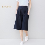 Eyouth 10120 Women Urban Ease Culottes 3/4 Length women pants