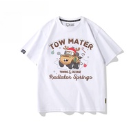 Cars Christmas Theme Tee McQueen Santa Claus Costume Kids Cotton Comfort Fit Family Party