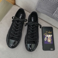 MISTERY รองเท้าผ้าใบหุ้มข้อ รุ่น CLASSIC ALL BLACK สีดำ（MIS-1819）