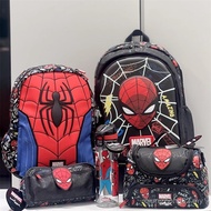 School Bag Set Student Stationery Meal Bag smiggle Large Capacity Spiderman Wallet Water Cup Austral