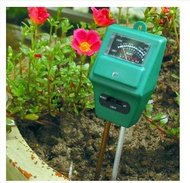 3in1 Alat Pengukur Kelembaban Tanah Soil Moist PH Detector Analyzer - Green