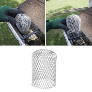 【SWTDRM】Metal Mesh Gutter Leaf Debris Mud Trap Guards Drain Pipe Cover Downpipe
