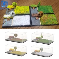 [Gazechimp] Car Model Display Case 1/64 Scale Diecast Car Diorama Display Scene Miniature Scene Park