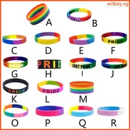 WIT Comfortable Silicone Bracelet Personality Engrave Wristband Fitness Wristband for Athletes and C