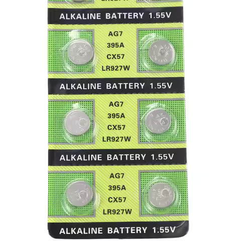 1.55V AG7 LR927 LR57 SR927W 399 GR927 395A AG 7 Battery Button Batteries For Watch Toys Remote Cell 