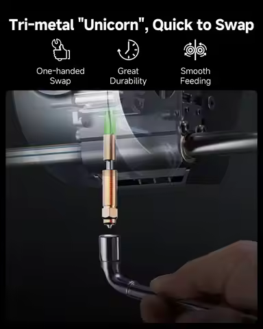 1/2/3pcs Creality K1C Nozzle Kit 0.2/0.4/0.6/0.8/1.0mm 3D Printer Hotend Sprinkler Head Kit Fit Ende