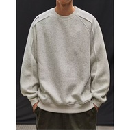 2025新款卫衣男春秋新款日系简约圆领美式潮牌宽松长袖上衣男装批11.20 A5AQ