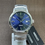 [Original] Citizen NJ2180-89L Automatic Titanium Blue Analog Date Men Casual Watch