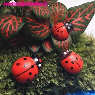 2pcs miniatur pajangan boneka ladybugs kepik dekorasi taman maket diorama terrarium