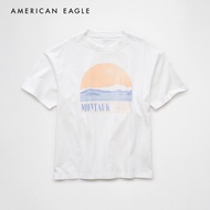 American Eagle Boxy Destination Graphic T-Shirt เสื้อยืด ผู้ชาย กราฟฟิค (EMTS 017-4246-100)