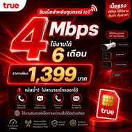 ซิมเทพทรู ซิมรายปี 1000Mbps   200 GB/110GB True ใช้งานได้ 1 ปี โทรฟรีทุกเครือข่ายซิมรายปี