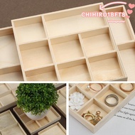 CHIHIRO1BFT8 Flowerpot Wood Tray Plant Pot Stand Cosmetic Tool Storage Gift Desktop Organizer