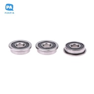 [NBI] 10Pcs F695-2 Stainless Steel Bearing Flanged Miniature Deep Groove Ball Bearings F695  Ball Be