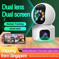 live Dual Lens 2 Camera 360 wifi  Pet Camera Cat Camera Baby Monitor CCTV Camera dual lens IP Securi
