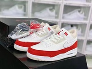 Nike Air Jordan 3 喬丹3代 籃球鞋｜顏色 白｜ 紅 ｜尺碼 36 36.5 37.5 38 38.5 39 40 40.5 41 42 42.5 43 44 44.5 45 46