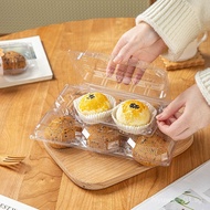6Handmade Tart Disposable Egg Transparent Box2Plastic4Egg Tart Packaging Box Portuguese Egg Baking T