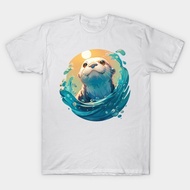 Animal Otter Kids T-Shirt - T-Shirt