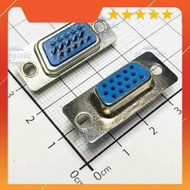 [10 Pieces]- DB15 Port 15 Pins Straight 3 Rows Solder Wire Connector