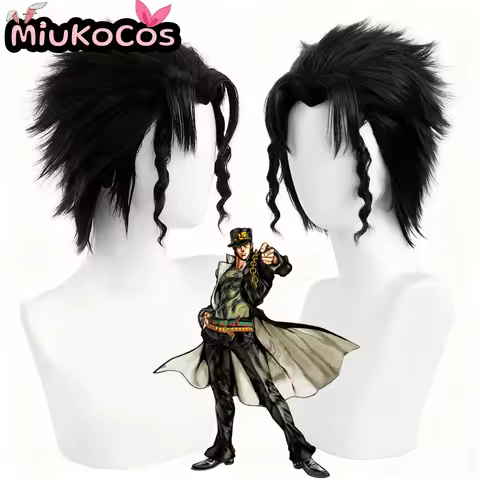 IN STOCK Jotaro Kujo Cosplay Wig MiukoCosplay Anime JoJo's Bizarre Adventure Cosplay