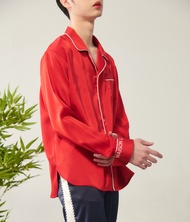 Maison L Bomd - Pajama double cuff silk shirt