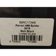 Bbr Ferrari 488 spider Convertible Matte Black 1/43 Ferrari 488 spider Purpose No Defects All Car Mo
