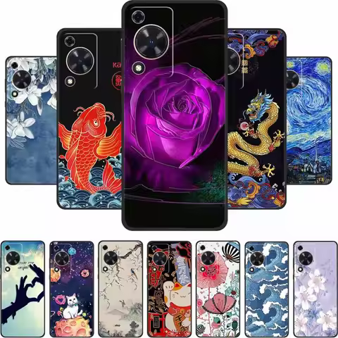 3D Emboss Case For Huawei Nova Y72s Y63 Y72 12s Pura 70 Pro Ultra P60 Pro Phone Case Y 72 s Y 63 Bla