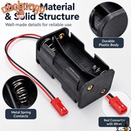 ABEBONGONY 1/2/4pcs RC ON/ Switch, 5.7*3.0*3.0cm Plastic JST Connector 6V Receiver Box,  Black RC Li