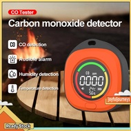 3 In 1 Carbon Monoxide Detector Rechargeable CO Detector Alarm Temp Humidity Sensor CO Temperature H