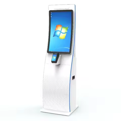 Hot salesPayment Kiosks Manufacturer 32" Curved Touch Cashless Self-Checkout Retail Kiosk with EFT P