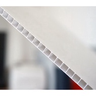 3mm Thick PP Corrugated Board  4' X 4' X 2 pcs/ PP Hollow Sheet / PP Straw / Plastic/Polyplast / Flu