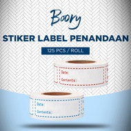 Sign Label Sticker - Food Storage Date Label Paper Sticker