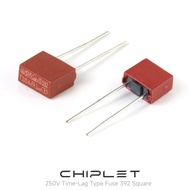 50/100pcs 392 Fuse 2A 1A 3.15A 4A 5A 6.3A 250V Square Plastic Fuse T2A LCD TV Power Board Commonly U