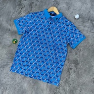 SHORT-SLEEVED MEN'S GOLF SHIRT | Men's GOLF T-Shirt in Blue, Cool Material