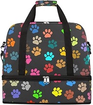 Weekender Bag for Women Man,Travel Duffel Bag Carry on Overnight Bag Sports Gym Bag for Yoga Dance S