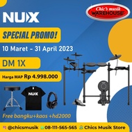 NUX DM1X PORTABLE DIGITAL ELECTRONIC DRUM KIT NUX DM-1X