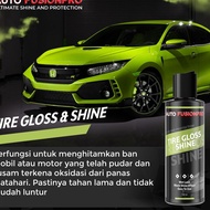 Most Wanted Tire Gloss &amp; Shine by Auto Fusionpro - Vehicle Tire Blackener And Shine (semir Tire)