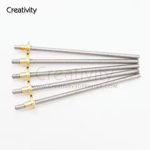 365mm T8x8 Z Axis Lead Screw Threaded Rod Brass Nut Upgrade Ender3 V2,Ender 3 V2 Neo,Ender3,Pro,Ende
